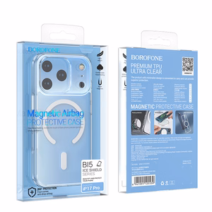Borofone чехол BI5 Ice Shield Magnetic Iphone 17 Pro Max прозрачный