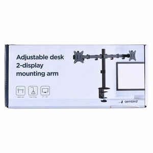 Gembird MA-D2-01 monitor mount / stand 81.3 cm (32") Desk must