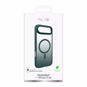 Puro Gradient TPU Ümbris Compatible with MagSafe jaoks iPhone 17 Air - Turquoise