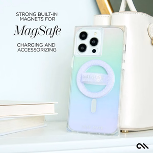 Case-Mate BLOX MagSafe ümbris seadmele iPhone 15 Pro Max, Rainbow Frosting mustriga