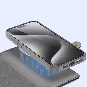 Dux Ducis Lawa Leather Ümbris jaoks iPhone 15 Pro Max - Hall