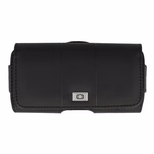 Tel Protect MAX Belt Holster (SIZE 14) jaoks Iphone 11/16 Plus/16 Pro/17 Pro/Huawei P30 Lite/Samsung S23/S24/S25 must, leather (155x80x14 mm)