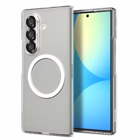 Spigen AirSkin Mag MagSafe Ümbris jaoks Samsung Galaxy Z Fold 7 - Clear and Valge