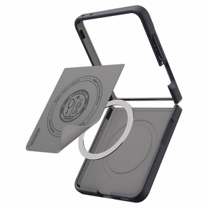 Spigen Nano Pop MagSafe Case for Samsung Galaxy Z Flip 8 - Black and Gray