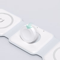 Dudao A11N 15W 3in1 Inductive Laadija - valge + USB-C / USB-C Kaabel