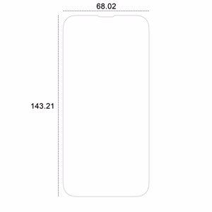 Etteri hybrid glass for iPhone 14 / 14 Pro 6,1"