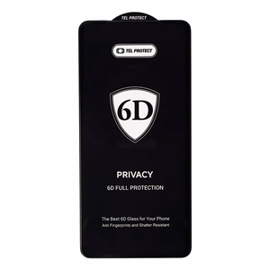 Tel Protect Full Glue 6D privaatsus Karastatud klaas SAMSUNG GALAXY S26 ULTRA must (sõrmejäljelugejaga)