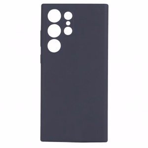 Phone Case "TM Pure Silicone" for Samsung A346 A34 5G / Charcoal Gray / (Blister)