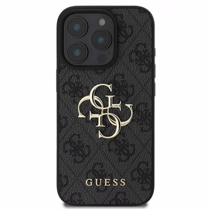 Guess 4G Big Logo Ümbris jaoks iPhone 16 Pro - Must