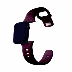 3mk silikoonrihm Apple Watchile, 38/40/41/42 mm, Mulberry, väike suurus