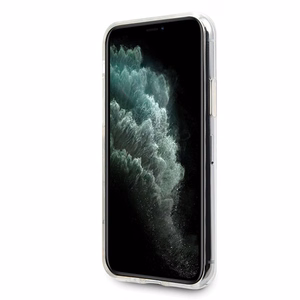 Guess GUHCN65PCUGLKA iPhone 11 Pro Max khaki värvi kõva ümbris 4G Circle Glitter