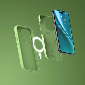Etteri Silicone Mag ümbris iPhone 15 Pro 6,1" heleroheline