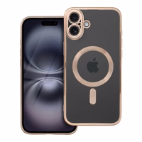 ELECTRO MAG COVER case compatible with MagSafe jaoks IPHONE 16 Plus brown