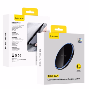 Blavec Induction charger BQI-07 Qi 15W UniCharge (BQI07-QIB) black glass