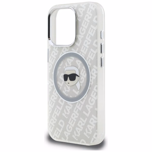 Karl Lagerfeld IML Karl Head Logo MagSafe ümbris iPhone 16 Pro Max - hall
