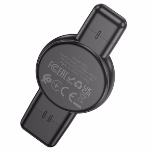 Borofone Wireless induction charger for Smartwatch BQ31 Portable 2,5W for iWatch 1-9, SE/SE2, Ultra/Ultra2, Samsung Watch 1-7, Ultra black