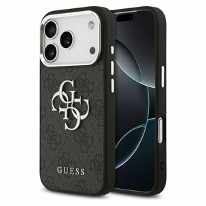 Guess 4G Big 4G Classic Logo ümbris jaoks iPhone 17 Pro Max - must