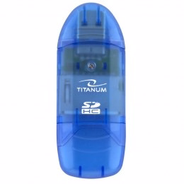 TITANUM TA101B kaardilugeja sinine USB 2.0