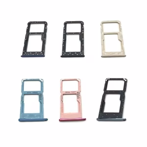 SIM Holder Ühildub Huawei P Smart 2019 SIM card holder Punane