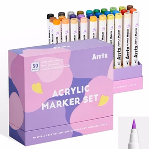 Akrüülmarkerid ARRTX 30B, 30 värvi