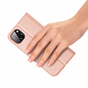 Dux Ducis Skin Pro Holster Flip Cover iPhone 14 Plus jaoks roosa