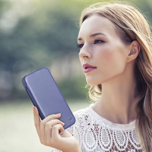 iCarer CE Premium Leather Folio Case iPhone 14 Pro Magnetic Flip Leather Folio Case MagSafe Light Purple (WMI14220714-LP)