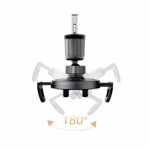 Dudao F2+ smartphone hoidja jaoks air vent, clamp - must