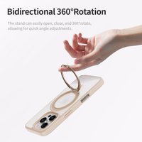 Rock Rotating Alus Soft Touch Series Magnetic jaoks Iphone 16 Pro Max kuldne