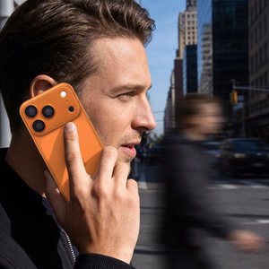 AR+AF Täismetallist karastatud klaas IPHONE 17 PRO jaoks oranž