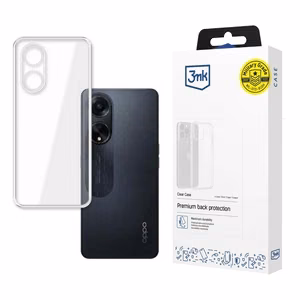 3mk Clear Case ümbris Oppo A98 5G jaoks – läbipaistev