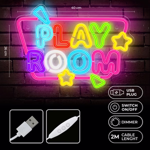 Forever Light Neon Plexi LED Playroom многоцветный FPNE39