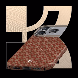 Benks Magnetic Armor Air Armor Grid Kevlar Case Metal Frame 600D (H070) Iphone 17 Pro Max jaoks oranž