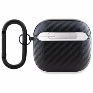 BMW BMA4CMPUCA AirPods 4 cover black/black PU Carbon M Collection