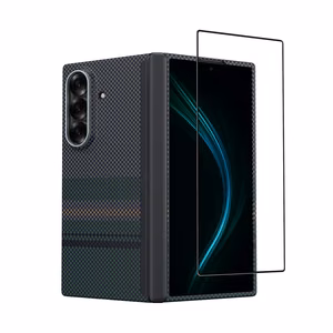 Benks Combo Armor Air Aurora Axis Kevlar jaoks Samsung Galaxy Z Fold 7 - set of back ümbris + front cover + corning glass