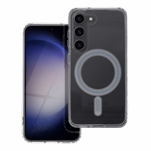 CLEAR MAG ÜMBRIS compatible with MagSafe jaoks SAMSUNG S23 läbipaistev