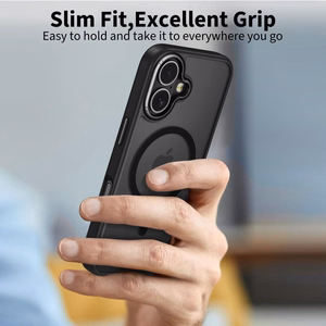 Tech-Protect MagEdge MagSafe Ümbris jaoks iPhone 17 - Matt Must