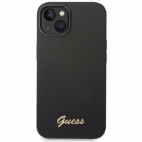 Guess GUHCP14MSLSMK iPhone 14 Plus 6.7 "must / must hard ümbris Silicone Vintage kuldne Logo