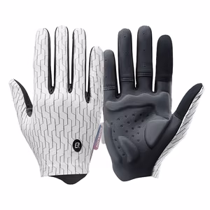 Rockbros sports gloves full spring-summer size M - white and black