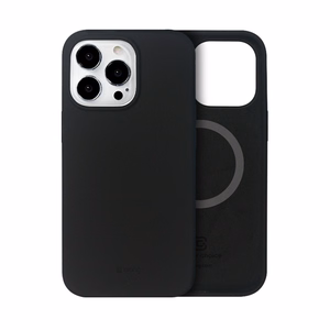 Crong Color Cover Magnetic ümbris seadmele iPhone 13 Pro Max, MagSafe'iga ühilduv, must