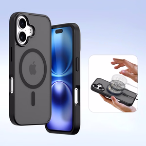 Dux Ducis Lawa Leather Ümbris jaoks iPhone 16 - Must