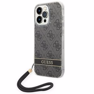 Guess GUOHCP14LH4STK iPhone 14 Pro 6.1 "must / must hardcase 4G Print Strap