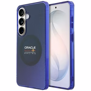 punane BULL ümbris SAMSUNG S26 RBHMS26S24HGDSV (Magnetic Double Layer PC Blended Lines) tumesinine