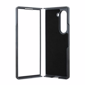 Karl Lagerfeld Saffiano Monogram Head Pin Ümbris jaoks Samsung Galaxy Z Fold 6 - Must