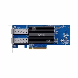 Synology kaheportiline 10GbE SFP+ lisakaart Synology süsteemidele, E10G30-F2, 10 GT/s, PCIe 3.0 x8