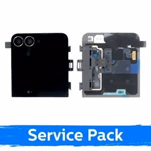LCD ekraan Samsung F961 Z Flip7 FE (VÄLIMINE) raamiga / must / (Service Pack)