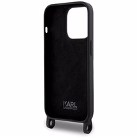 Karl Lagerfeld KLHCP15XSCBSCNK iPhone 15 Pro Max 6.7" hardcase must/must Crossbody Silicone Choupette