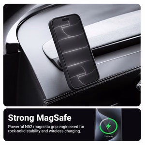 Sinine MagSafe-toega Crong Hybrid Matte Magnetic kaitseümbris Apple iPhone 18 Pro Max ja iPhone 17 Pro Max mudelitele