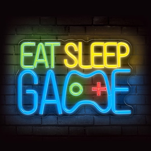 Forever Light Neon Plexi LED Eat Sleep Game многоцветный FPNE33