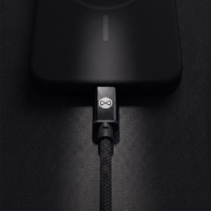 Forever Vibe kaabel USB-C - USB-C 1,0 m 60W tumehall