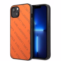 Karl Lagerfeld KLHCP13SPTLO iPhone 13 mini 5,4 "hardcase oranž / oranž Perforated Allover